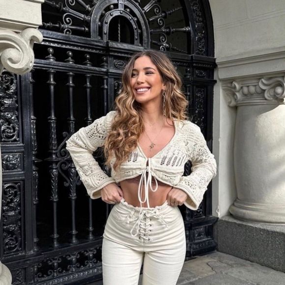 Zara Cropped Knit Cardigan New - Picture 3 of 4